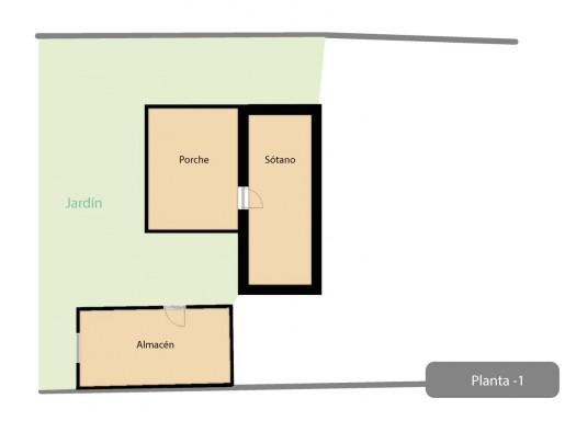 casa de piedra amplia